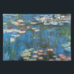 Waterlilies av Claude Monet, Vintage Impressionism Bordstablett<br><div class="desc">Waterlilies (1914) av Claude Monet är en vintage konstmålning för bra. En av många variationer i vatten lily blommigt-målningar som Monet målade av dammen i sin blomsterträdgård i Giverny, Frankrike. Om konstnären: Claude Monet (1840-1926) var en av grundarna av den Fransk målningsrörelsen och de flesta av hans målningar var "en...</div>