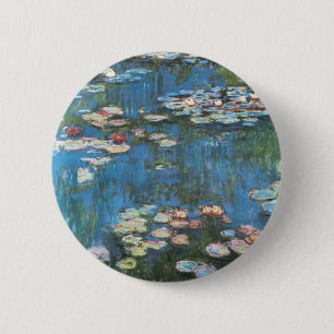 Waterlilies av Claude Monet, Vintage Impressionism Knapp