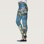 Waterlilies av Claude Monet, Vintage Impressionism Leggings<br><div class="desc">Waterlilies (1914) av Claude Monet är en vintage konstmålning för bra. En av många variationer i vatten lily blommigt-målningar som Monet målade av dammen i sin blomsterträdgård i Giverny, Frankrike. Om konstnären: Claude Monet (1840-1926) var en av grundarna av den Fransk målningsrörelsen och de flesta av hans målningar var "en...</div>
