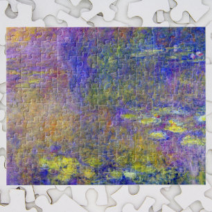 Waterlilies av Claude Monet, Vintage Impressionism Pussel