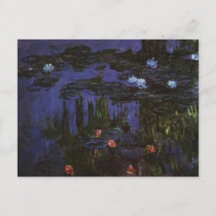 Waterlilies av Claude Monet, Vintage Impressionism Vykort