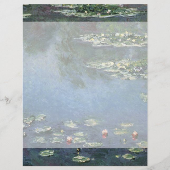 Waterlilies by Claude Monet, Vintage Flowers (Framsida)