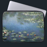 Waterlilies by Claude Monet, Vintage Flowers Laptop Sleeve<br><div class="desc">Vatten Lilies (1906) av Claude Monet är en målning av vintagens bra konst liggande blommigt. Det är en av många variationer i vatten lilja som Monet målade i sin blomsterträdgård i Giverny, Frankrike. Vattenblommor i en vår-säsongsdamm. Om konstnären: Claude Monet (1840-1926) var en av grundarna av den Fransk målningsrörelsen och...</div>