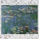 Waterlilies by Claude Monet, Vintage Flowers Pussel<br><div class="desc">Waterlilies (1916) av Claude Monet. Vatten Lilies är en målning av vintagens bra konst blommigt. Monets blomsterträdgård i vår i Giverny, Frankrike. Detta landskap är en av många variationer i vatten lila målningar som Monet målade upp av sin damm. Om konstnären: Claude Monet (1840-1926) var en av grundarna av den...</div>
