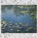 Waterlilies by Claude Monet, Vintage Flowers Pussel<br><div class="desc">Vatten Lilies (1906) av Claude Monet är en målning av vintagens bra konst liggande blommigt. Det är en av många variationer i vatten lilja som Monet målade i sin blomsterträdgård i Giverny, Frankrike. Vattenblommor i en vår-säsongsdamm. Om konstnären: Claude Monet (1840-1926) var en av grundarna av den Fransk målningsrörelsen och...</div>