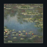 Waterlilies by Claude Monet, Vintage Flowers Trätavla<br><div class="desc">Vatten Lilies (1906) av Claude Monet är en målning av vintagens bra konst liggande blommigt. Det är en av många variationer i vatten lilja som Monet målade i sin blomsterträdgård i Giverny, Frankrike. Vattenblommor i en vår-säsongsdamm. Om konstnären: Claude Monet (1840-1926) var en av grundarna av den Fransk målningsrörelsen och...</div>