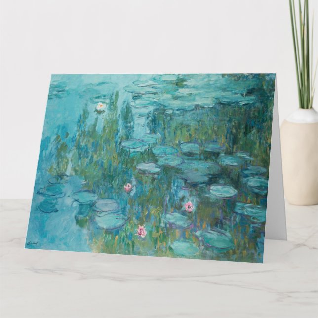 Waterlilies (Claude Monet, 1915) Kort (Framsida)