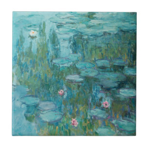Waterlilies (Claude Monet, 1915) Tile Kakelplatta