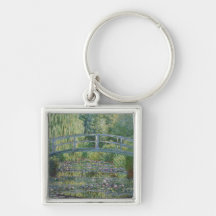 Waterlilies och Japanska Footbridge