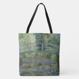 Waterlilies och Japanska Footbridge Tygkasse