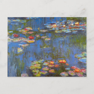 Waterlillies av Claude Monet Vykort