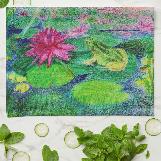 waterlilly elve kökshandduk (Vikta)