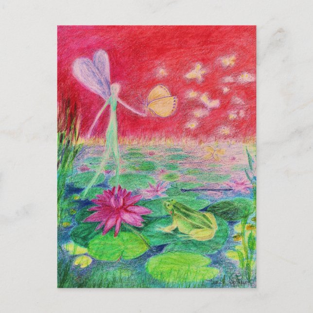 Waterlily dancer vykort (Framsida)