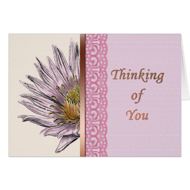 Waterlily Hälsningskort (Framsidan Horizontal)