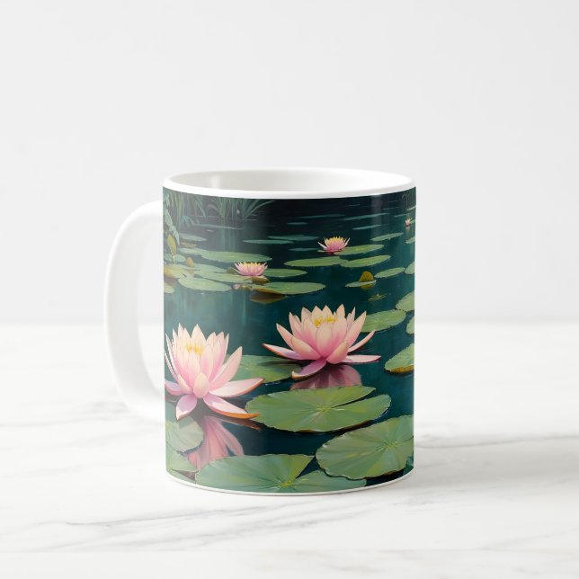 Waterlily Pond Kaffemugg (Framsida vänster)