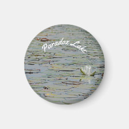 Waterlily Pond Sjö Flower I Magnet