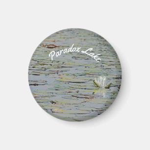 Waterlily Pond Sjö Flower I Magnet