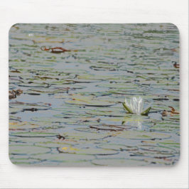 Waterlily Pond Sjö Flower I Mouse Pad Musmatta