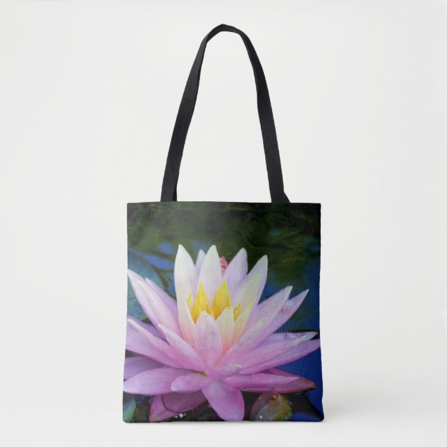 Waterlily Tote Bag Tygkasse (Framsida)