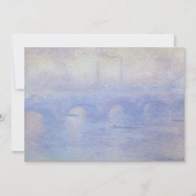 Waterloo Bridge, dimmaeffekt av Claude Monet (Framsida)