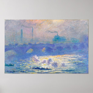 Waterloo Bridge (London), Monet Poster