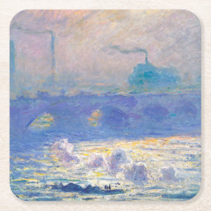 Waterloo Bridge (London), Monet Underlägg Papper Kvadrat