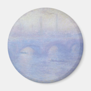 Waterloo Bridge, Mist Effect av Claude Monet Magnet