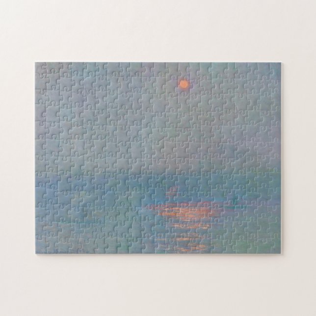 Waterloo Bridge Sunlight Effect i Fog Monet Pussel (Horisontell)