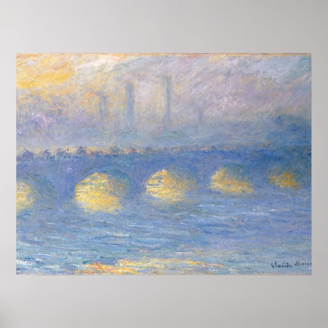 Waterloo Bridge, tempcouvert | 1904 Poster (Framsidan)