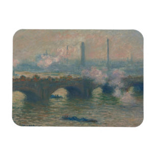 Waterloo överbryggar, gråa Dag, 1903 (olja på Magnet