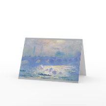 Waterloo överbryggar vid Claude Monet