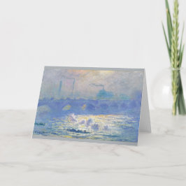Waterloo överbryggar vid Claude Monet Kort