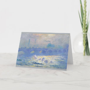 Waterloo överbryggar vid Claude Monet Kort