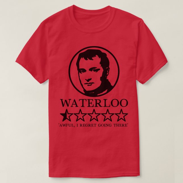 Waterloo Ratings Mörk T Shirt (Design framsida)