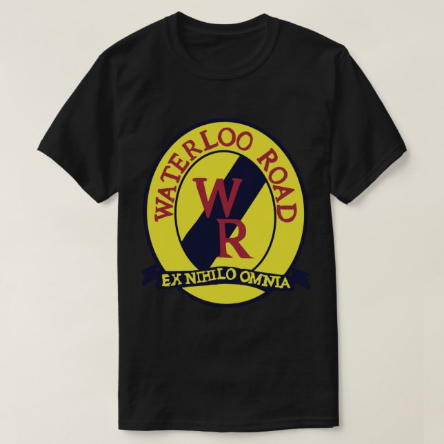 Waterloo road emblem art Sticker T Shirt (Design framsida)