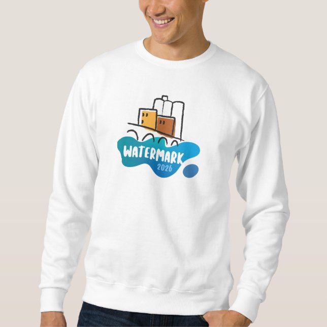 Watermark Herr Long Sleeve Lång Ärmad Tröja (Framsida)
