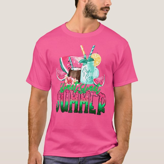 Watermel Womens Sweet sommartid sommartid T Shirt (Framsida)