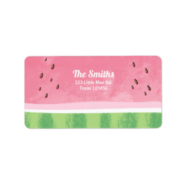 Watermelon Address Label Melon Party Fruit Summer Adressetikett