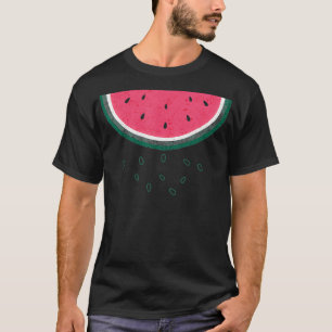Watermelon Älskare Sommar Melon Fruit Halva Segmen T Shirt