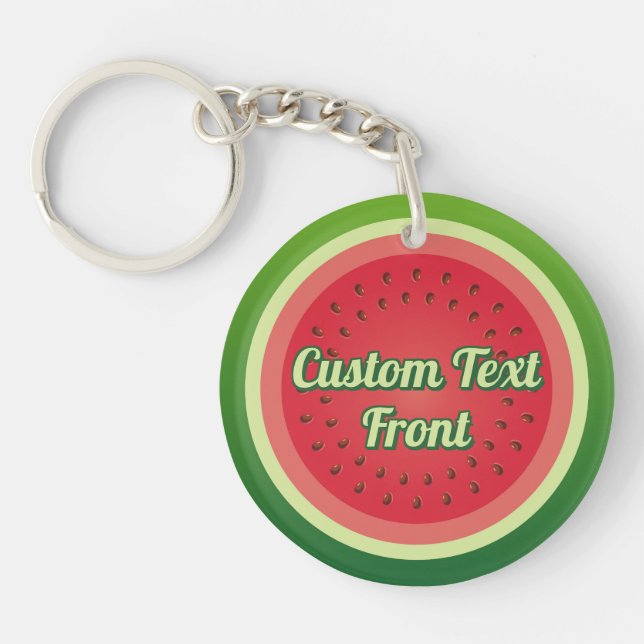Watermelon Backgound Keychain (Framsidan)