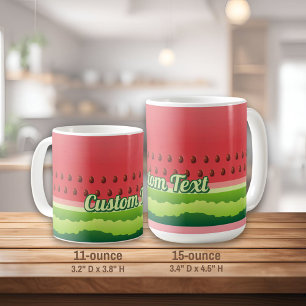 Watermelon Background Coffee Mugg