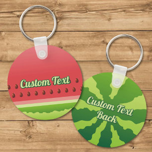 Watermelon Background Keychain Nyckelring
