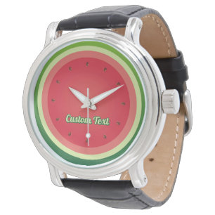 Watermelon Background Watch Armbandsur