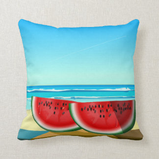 Watermelon Beach Summer Vibe Dekorativ kudde