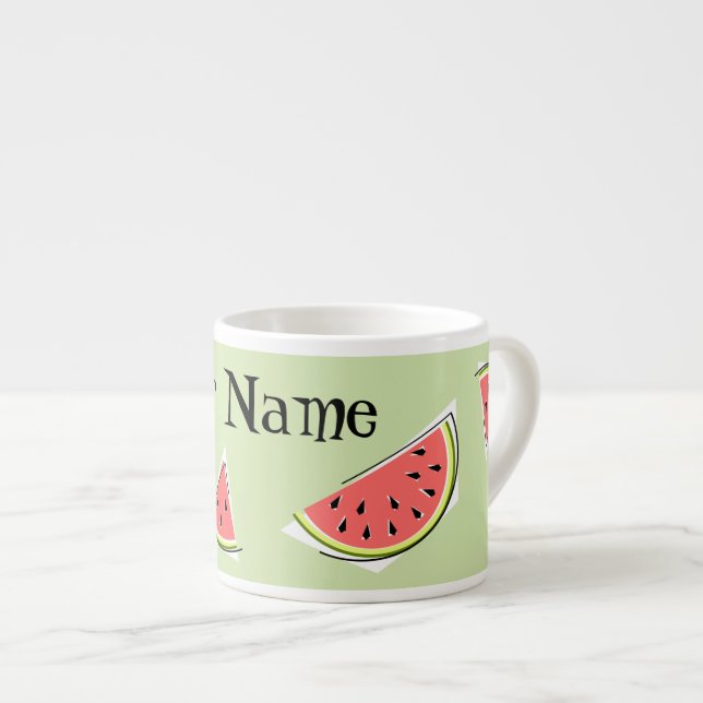 Watermelon Biet Namn Espressomugg (Framsida höger)