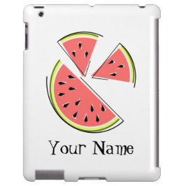 Watermelon Biet "Namn" iPad-fallet