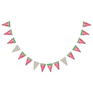 Watermelon Birthday Banner Vimplar