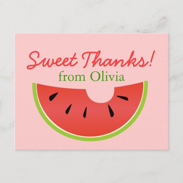 Watermelon Bita Sweet-vykort Vykort (Framsida)