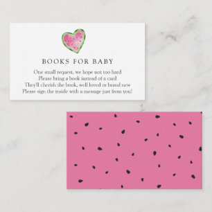 Watermelon Bokar för Baby-inmatningskort Tilläggskort