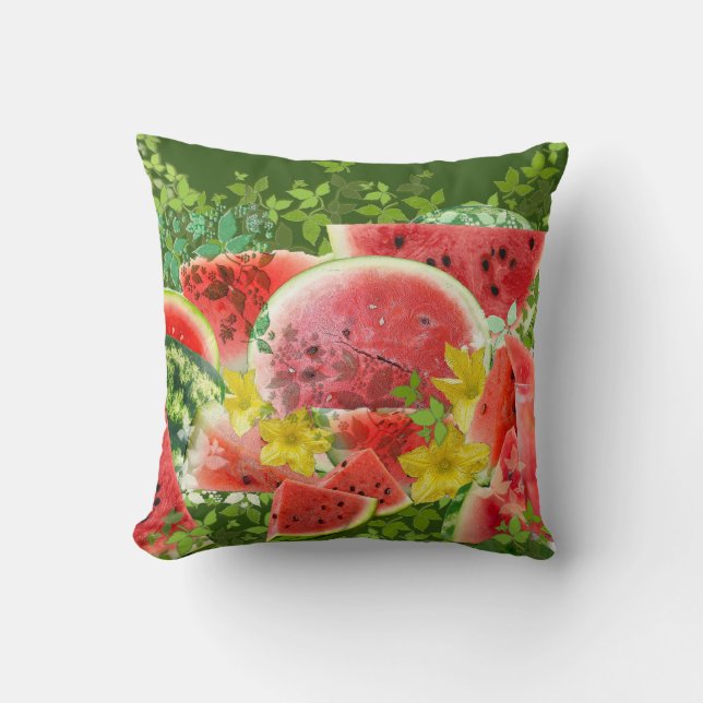 Watermelon Burst Kudde (Framsida)